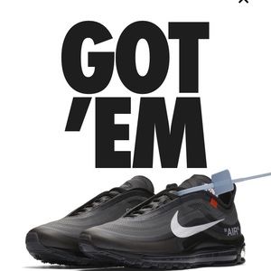 OFF white nike air max 97’s